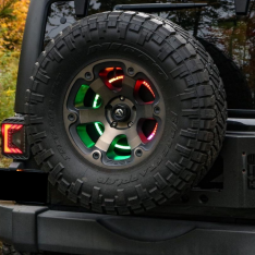 Lighting Trendz Jeep Wrangler Spare Tire 3rd Brake Light - Custom